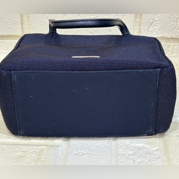 Nine West Small Navy Blue Woven  Handbag w/ Shoulder Strap - Picture 7 of 14